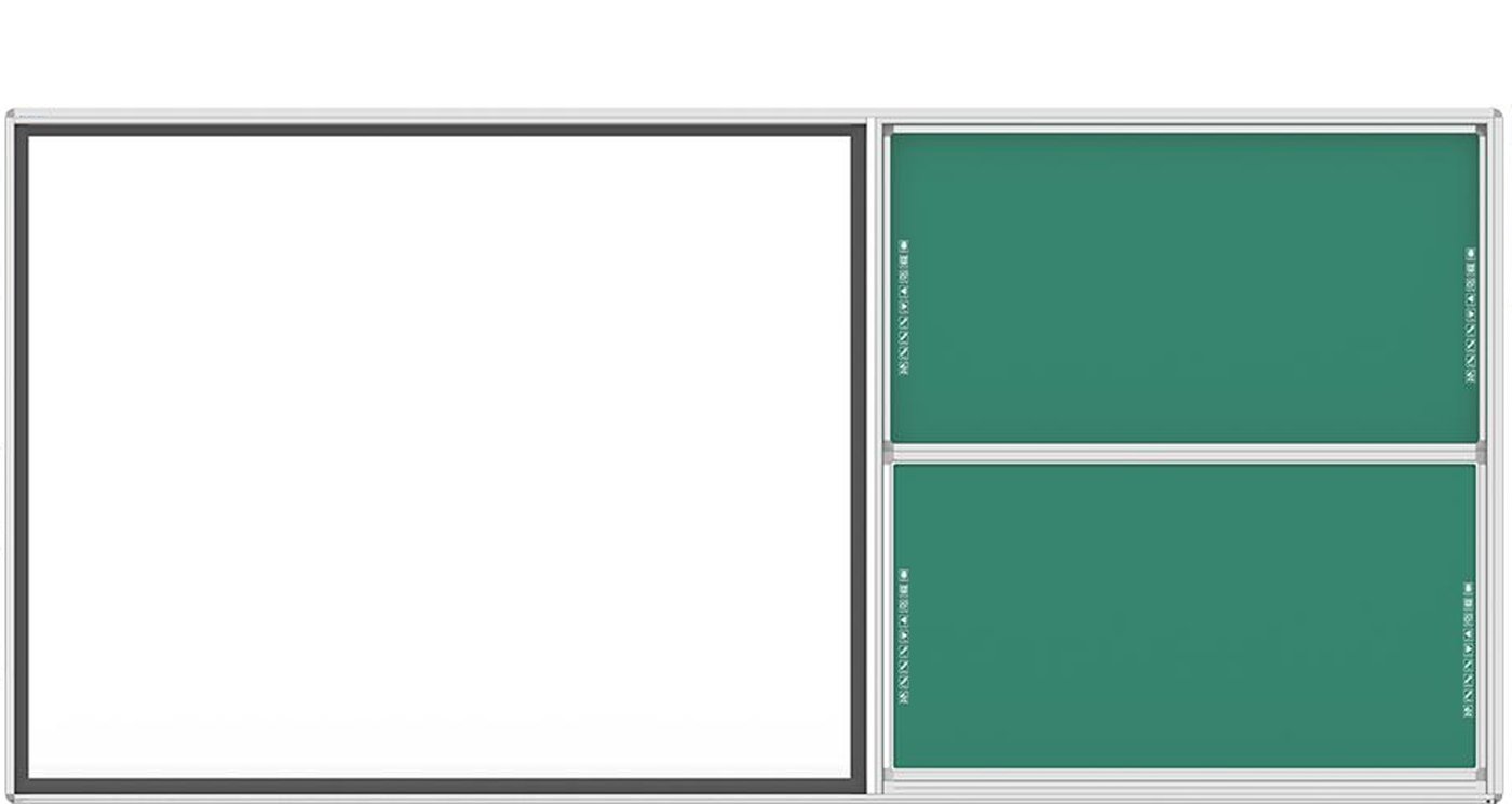 S10 dual-side IR interconnected blackboard layout for university classroom